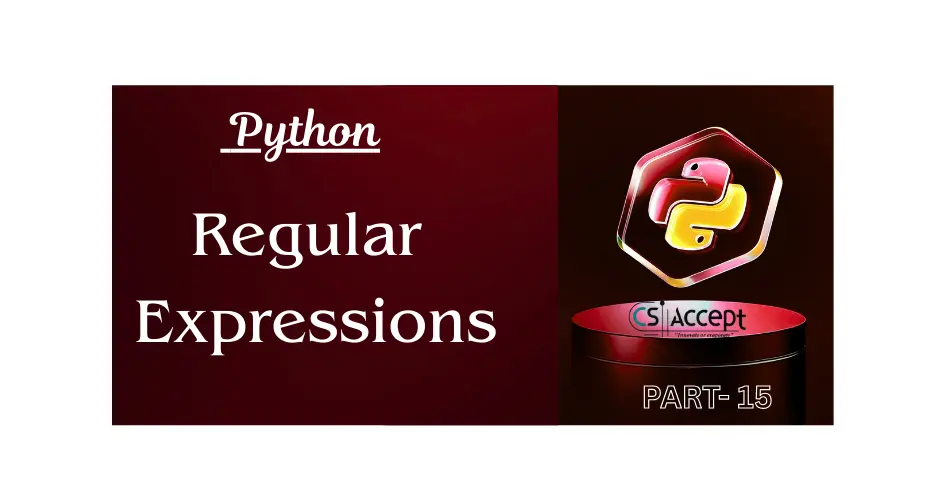 Full details of Regular Expressions in Python with suitable example